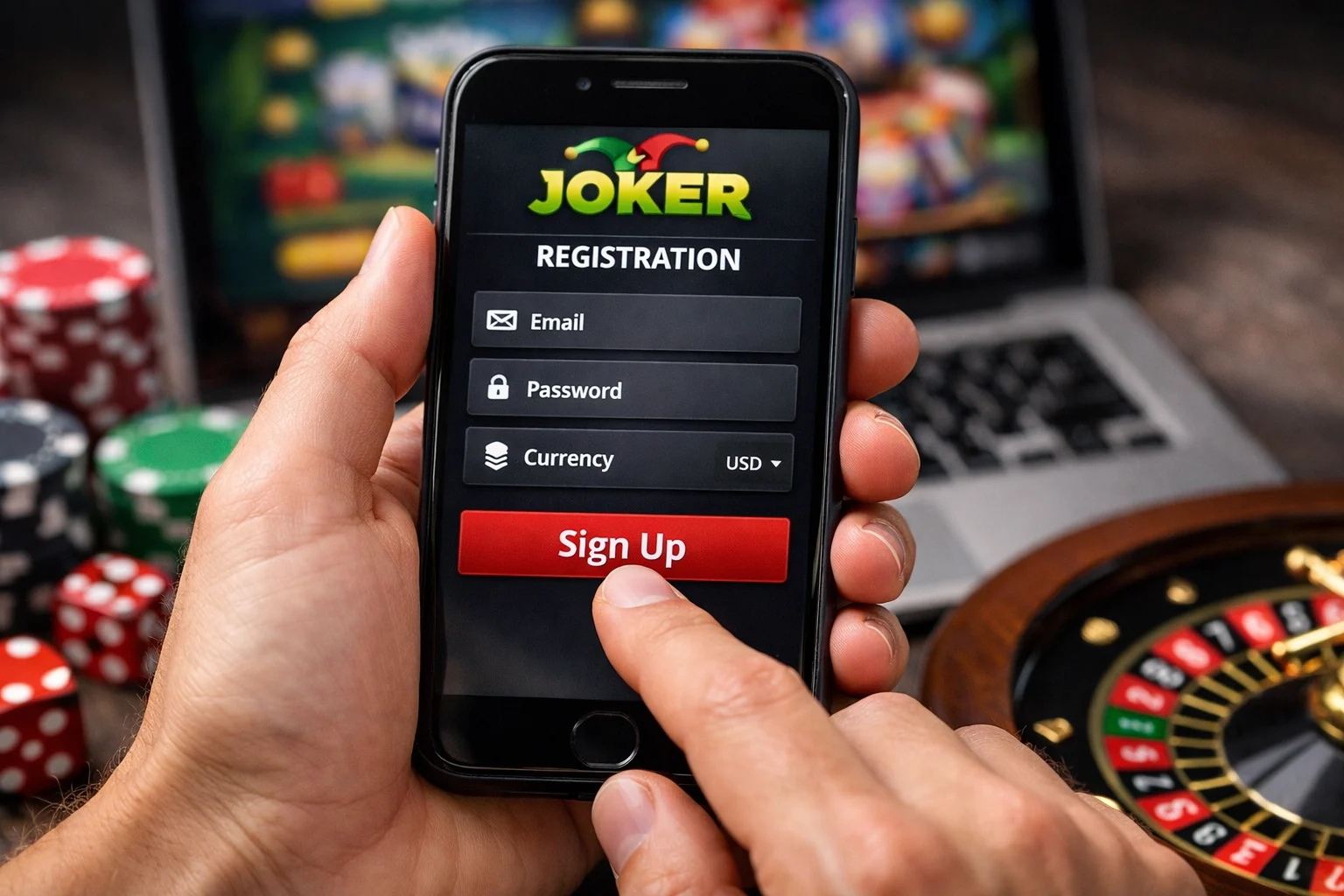 реєстрація в Joker Casino